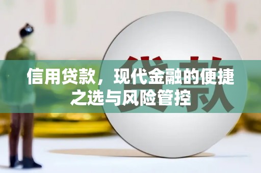 鹿港信用贷款，现代金融的便捷之选与风险管控