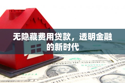 鹿港无隐藏费用贷款，透明金融的新时代