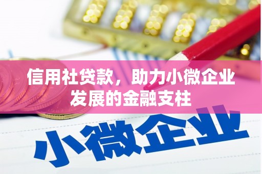 鹿港信用社贷款，助力小微企业发展的金融支柱