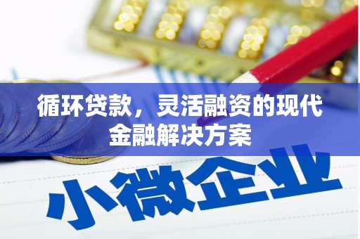 鹿港循环贷款，灵活融资的现代金融解决方案