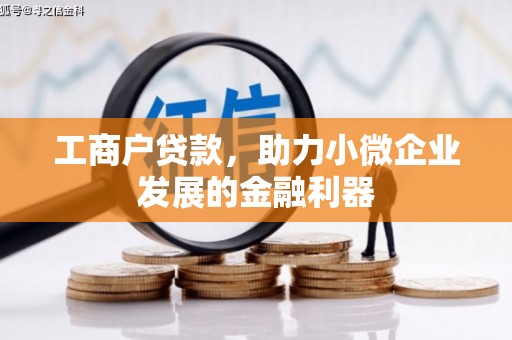 鹿港工商户贷款，助力小微企业发展的金融利器
