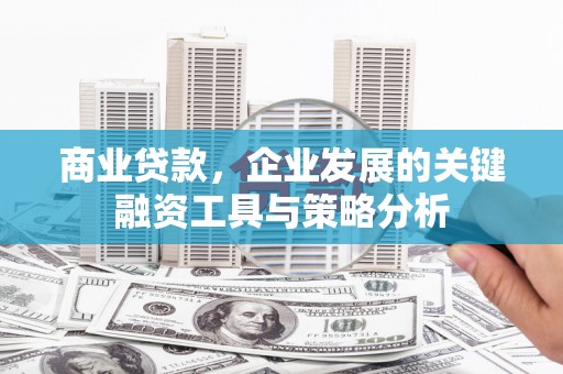 鹿港商业贷款，企业发展的关键融资工具与策略分析