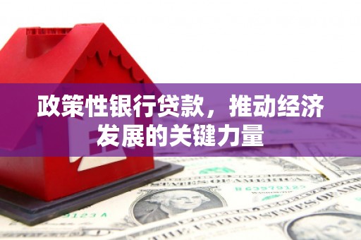 鹿港政策性银行贷款，推动经济发展的关键力量