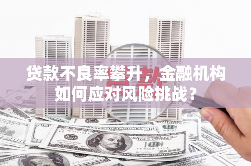 鹿港贷款不良率攀升，金融机构如何应对风险挑战？