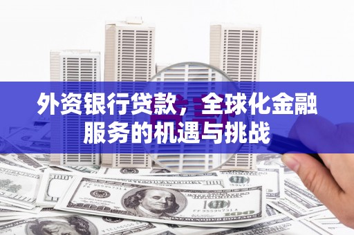 鹿港外资银行贷款，全球化金融服务的机遇与挑战